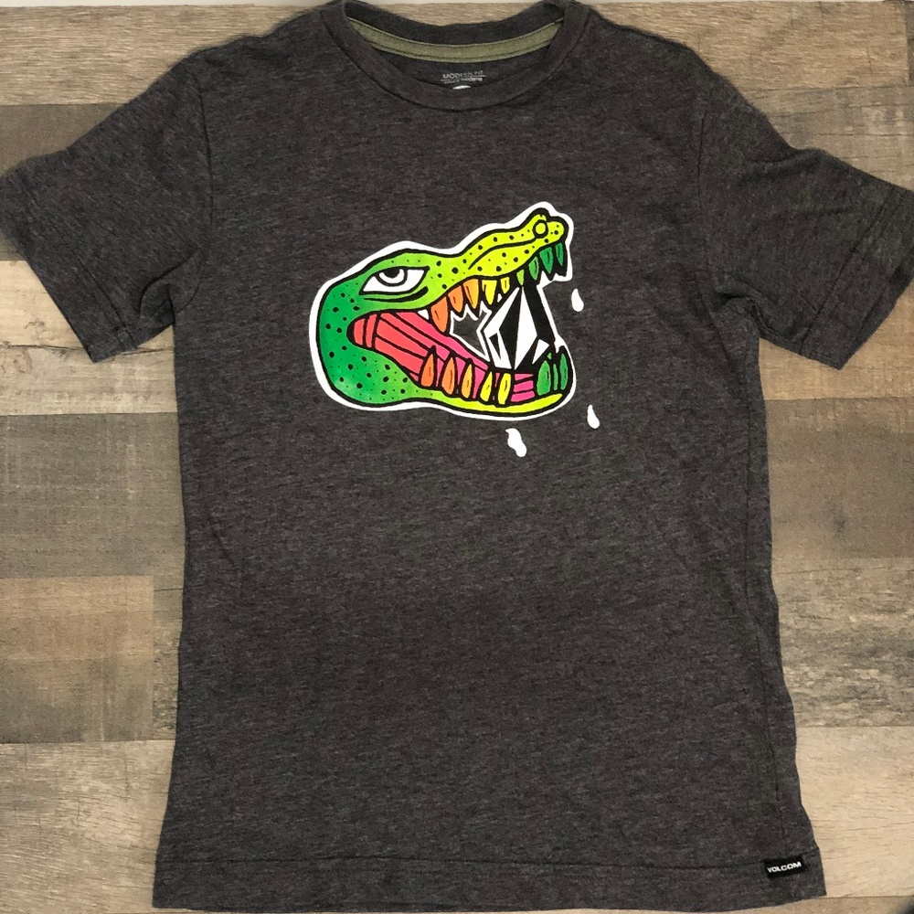 Volcom Little Boys Short Sleeve Tee – Grey